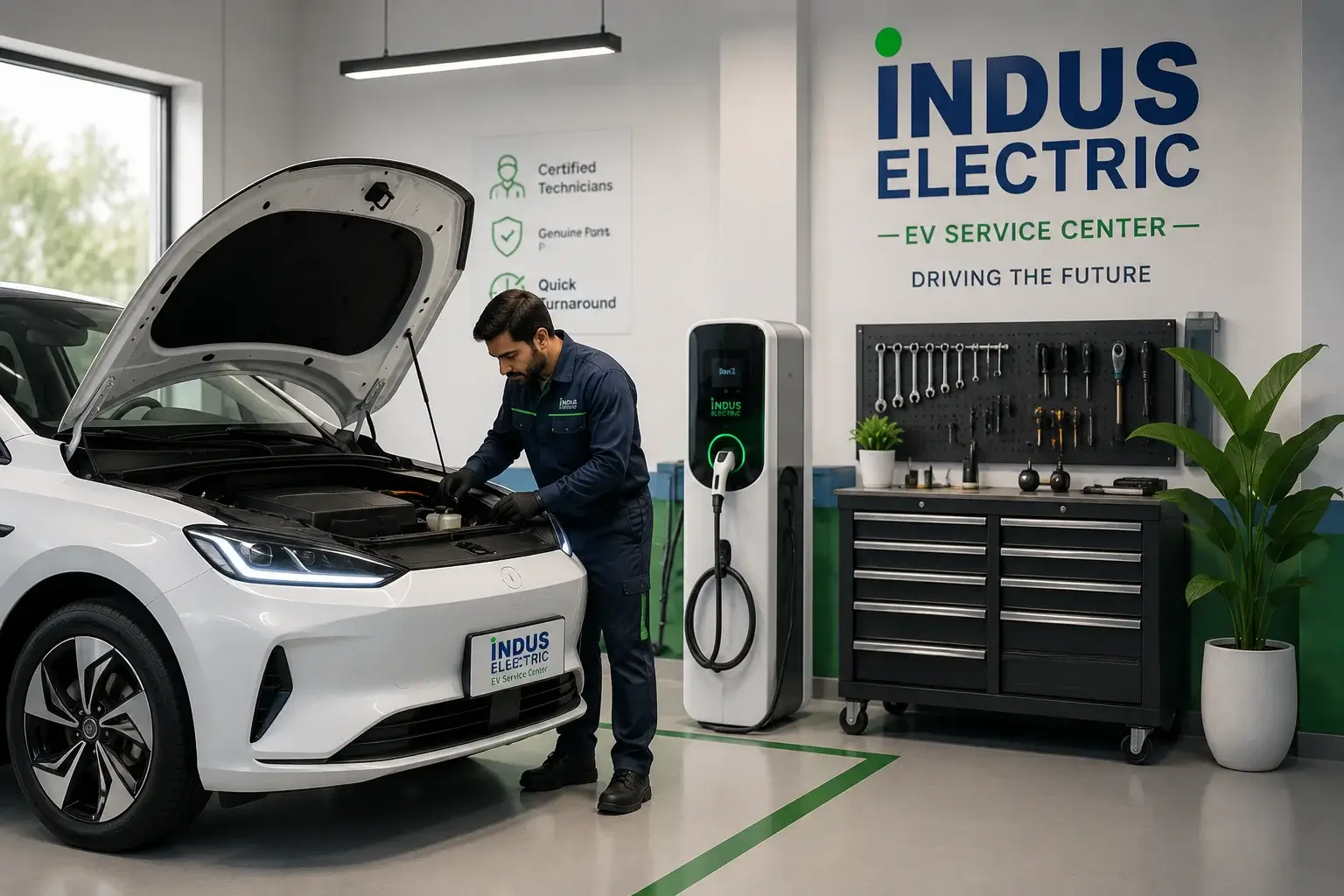 Indus Electric EV service center in Faisalabad – certified technicians for electric bike repair and maintenance
